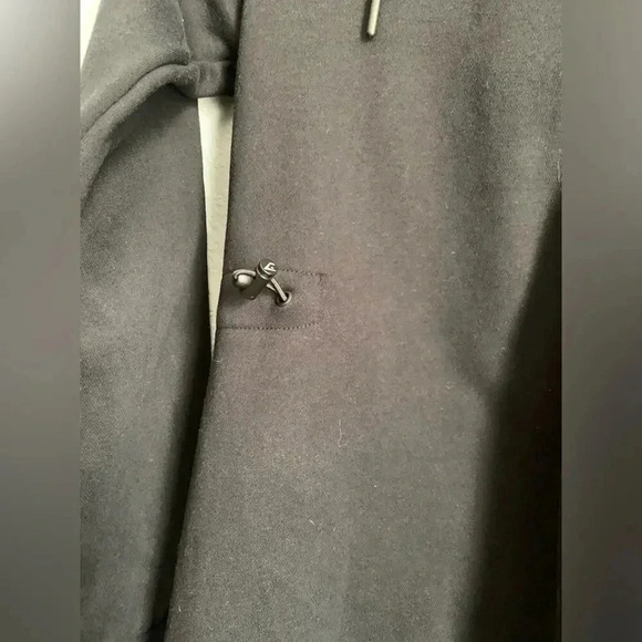 Gymshark Athleisure Black Hoodie Dress With Adjustable Waist - Medium - Picture 4 of 8